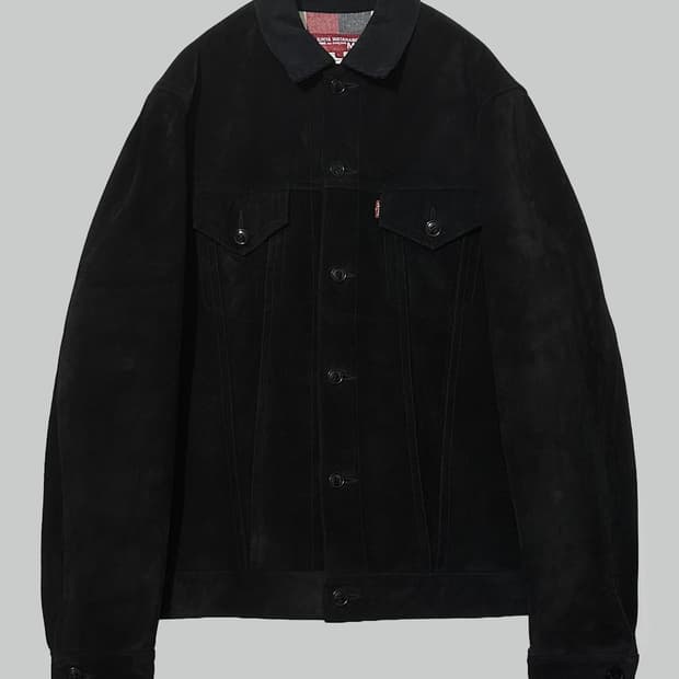 준야 와타나베 리바이스 카우레더 스웨이드 트러커 자켓