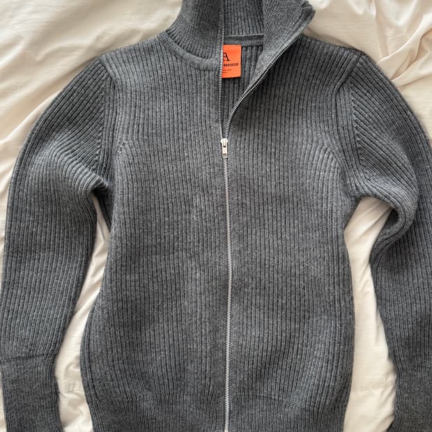 안데르센안데르센 풀집업 긴팔 니트 xs