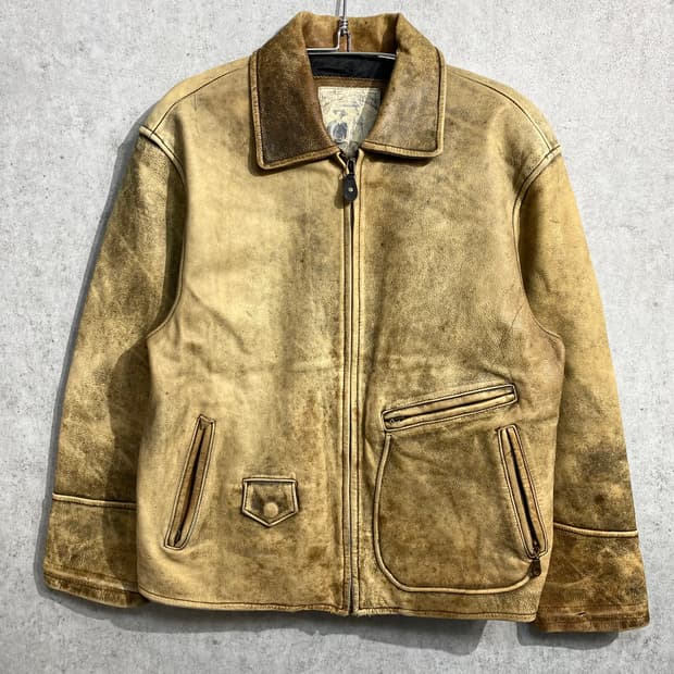 [97-100] 90s Shane 카우하이드 빈티지 레더자켓