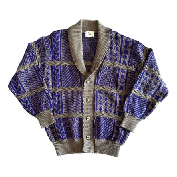 Modiglian shawl collar cardigan