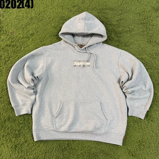 버버리 슈프림 후드