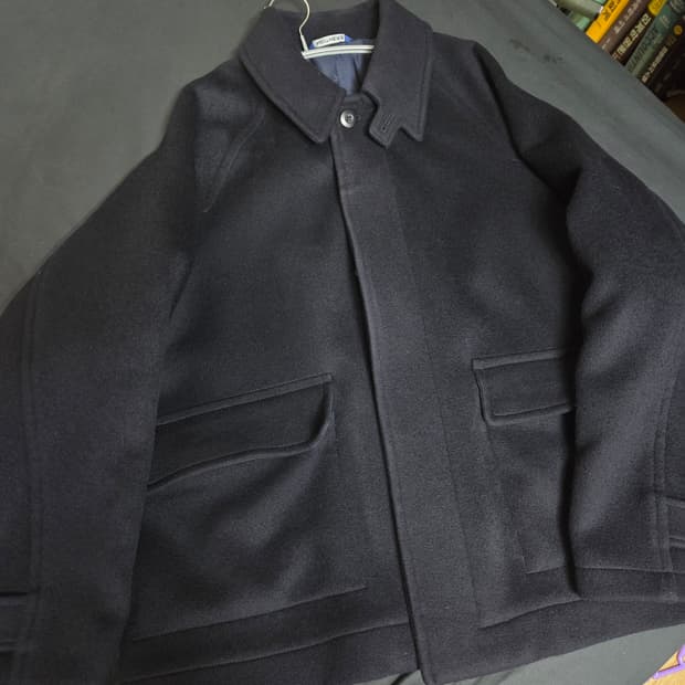 네이더스 하프 울 발마칸 블루종코트 4사이즈(100-105)