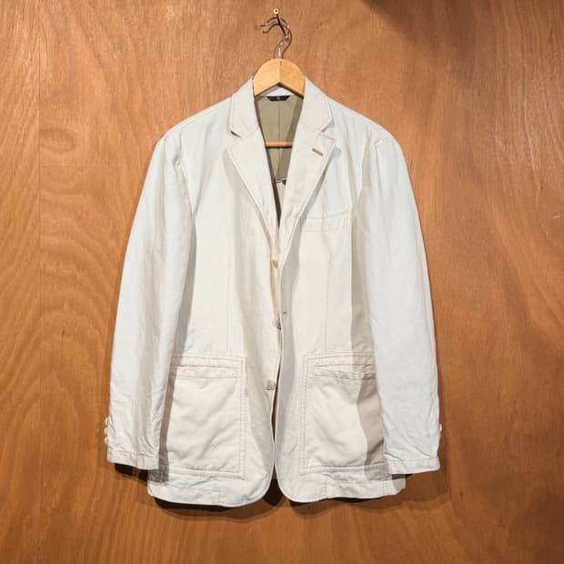 LANVIN 랑방 컬렉션 재팬 린넨 3B 테일러드 자켓 L