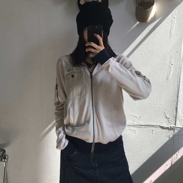 아비렉스 포켓 코튼집업