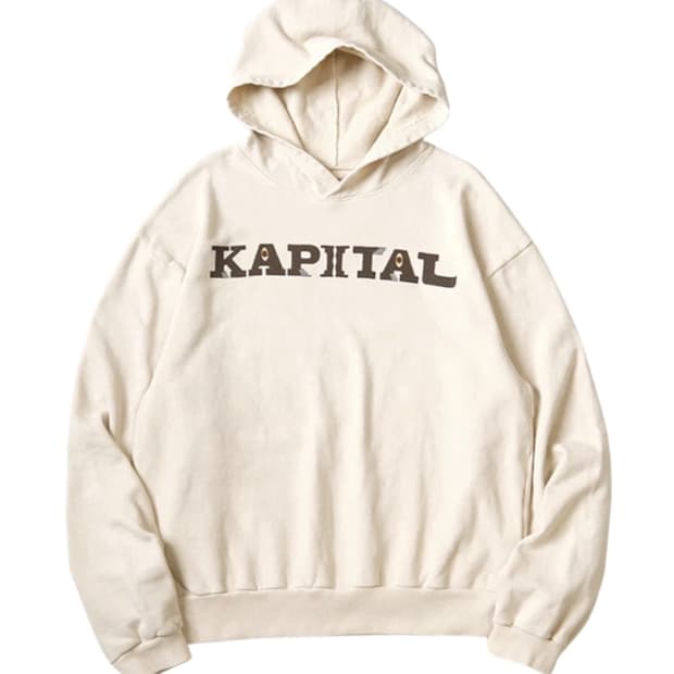 캐피탈 플리스 후드티 키나리