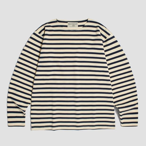 브론슨 스트라이프 보트넥 XL