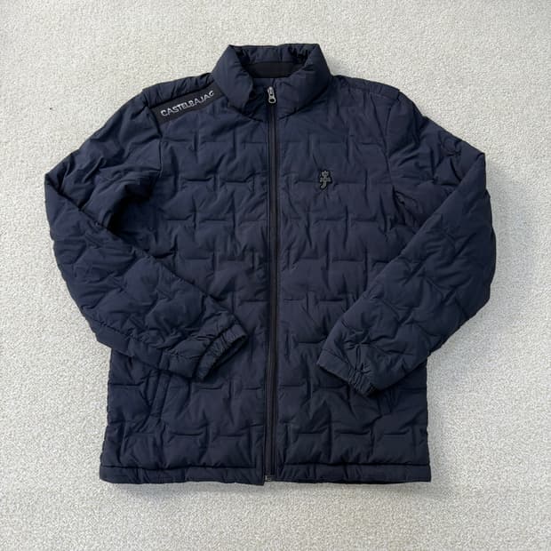 [95] 까스텔바작 블럭패턴 덕다운 경량패딩 0105T1