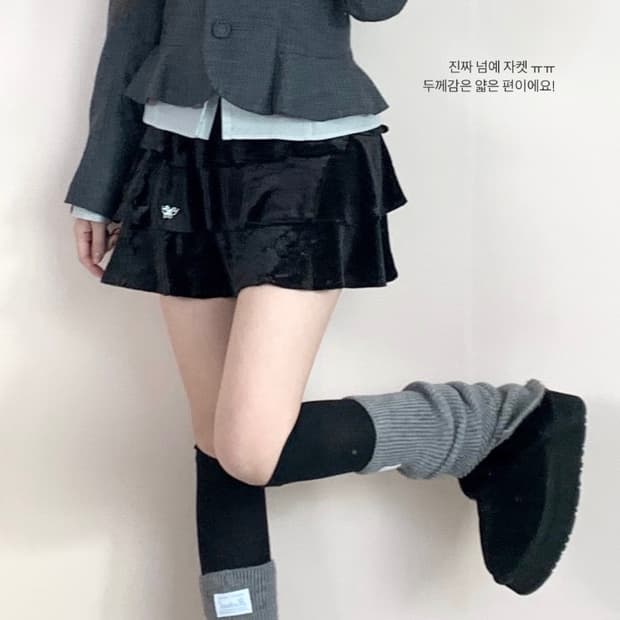 L'est rose 레스트로즈 챠콜 러블리자켓