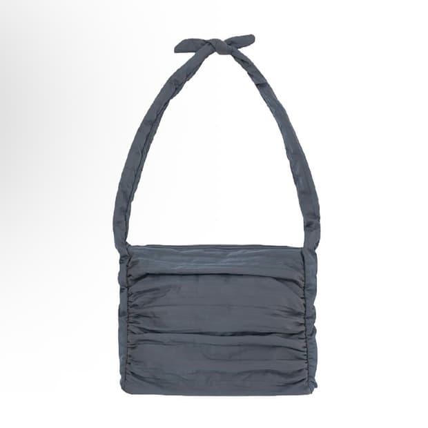 (택포가격) 리테일 투톤 크로스백 애쉬블루