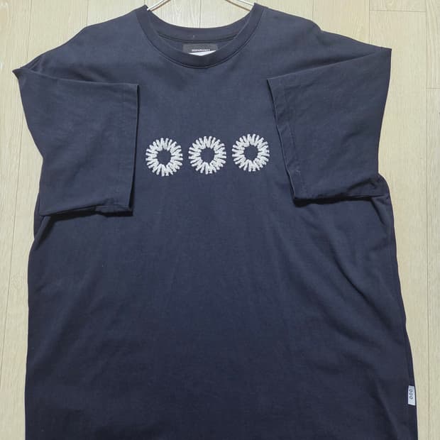 EVD 로고 하프 티셔츠 (다크네이비)