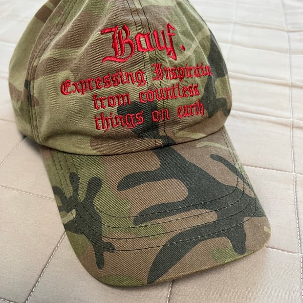 바우프 빈티지볼캡 카모