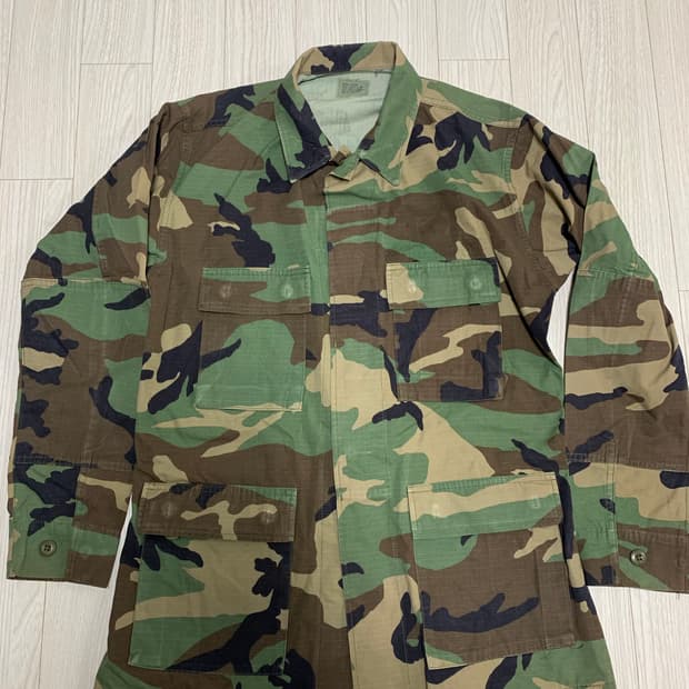 미군 오리지널 우드랜드 BDU 상의 MR