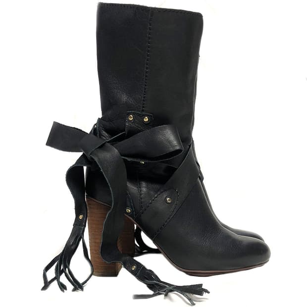 See by Chloe 리본 스트랩 부츠