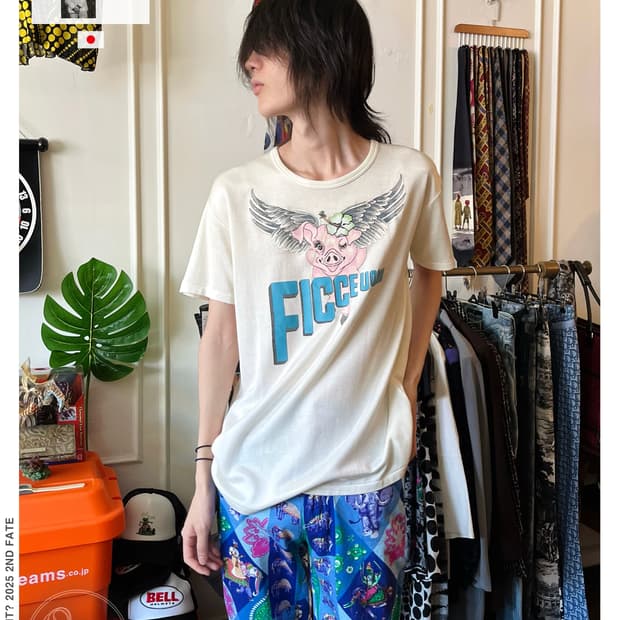 1990s Konishi Yoshiyuki Pig 1/2 T-Shirt
