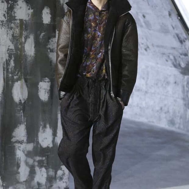 [S] 르메르 18FW 시어링 레더 자켓