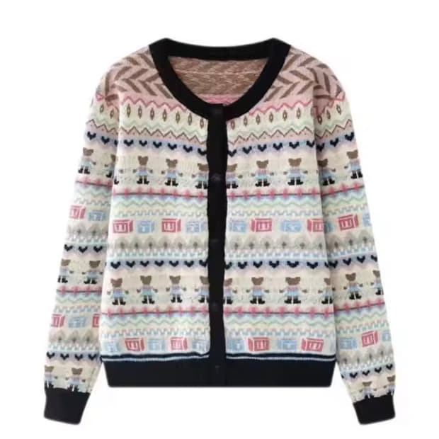 여성 니트스웨터 가디건