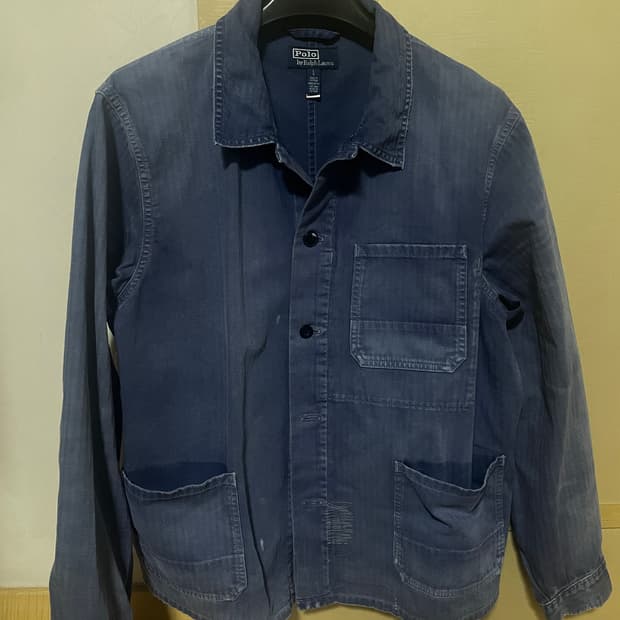 폴로 디스트레스드 프렌치워크자켓 L