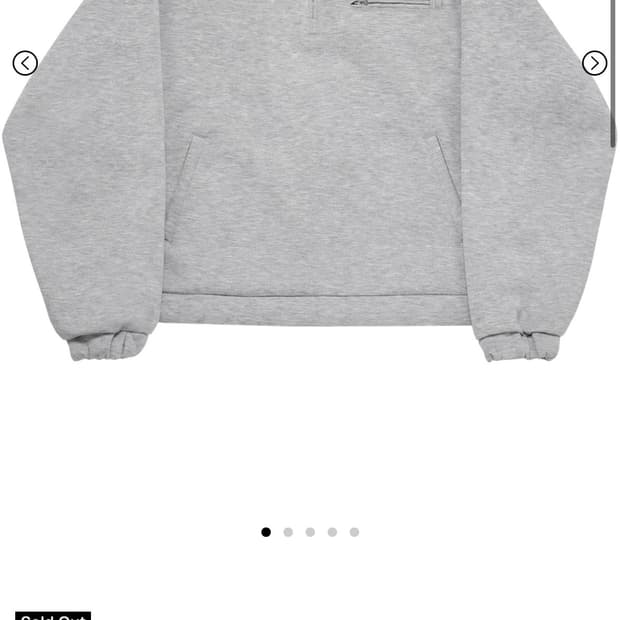 [2]카미엔 벌룬 하프집업 그레이 