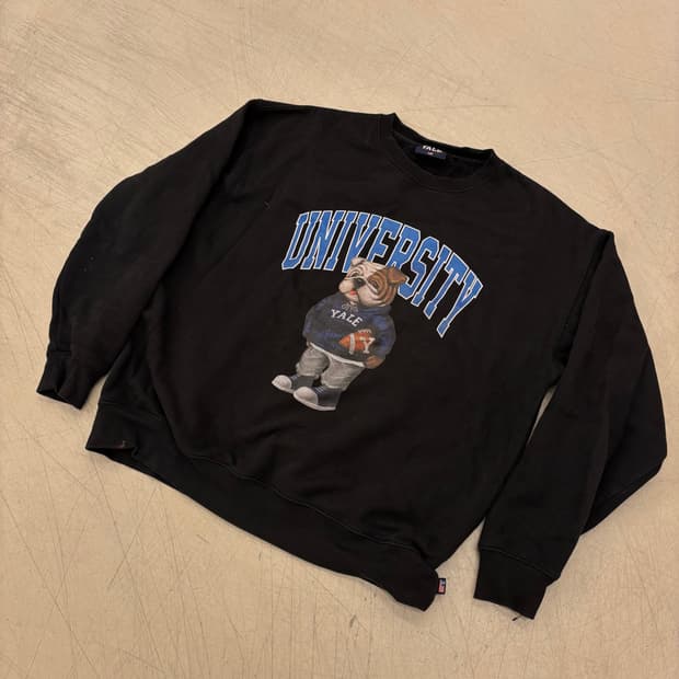 예일 불독 빅로고 맨투맨