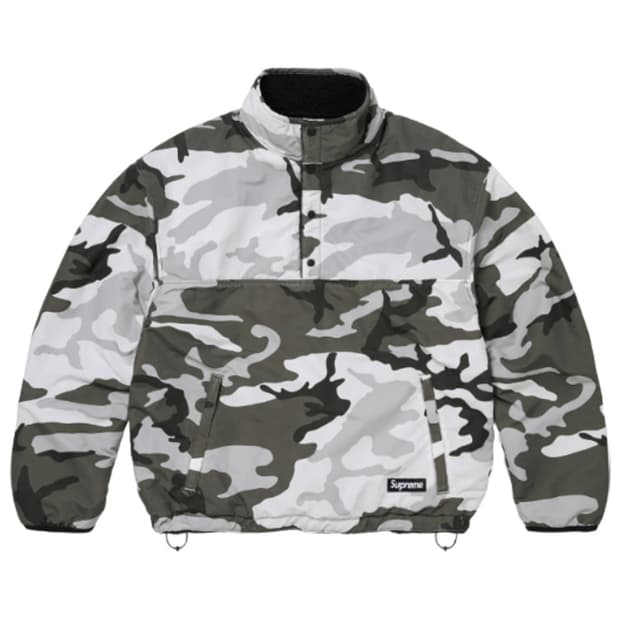 슈프림 리버시블 풀오버 자켓