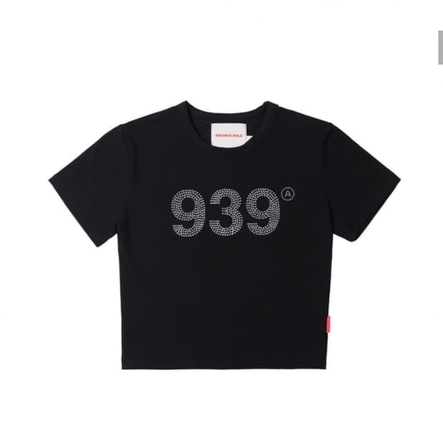 아카이브볼드 939 큐빅 반팔 크롭티