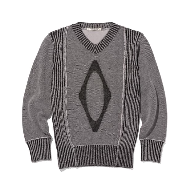 Jacquard knitted sweater 