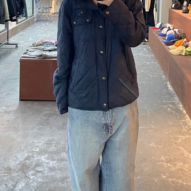 폴로랄프로렌 네이비 퀄팅 자켓 H916