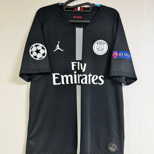 18-19 파리생제르망 음바페 PSG X 조던 콜라보 써드 정품 유니폼