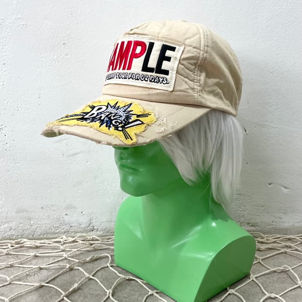 Bang Sample Beige Distressed Cap