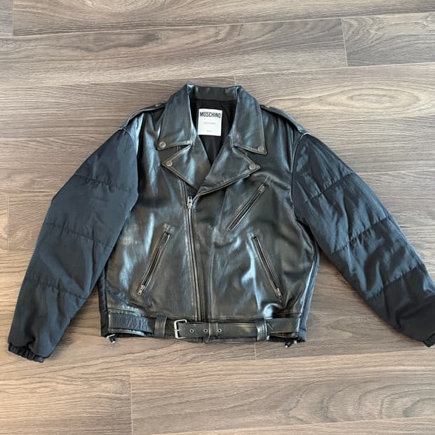 모스키노 가죽자켓
