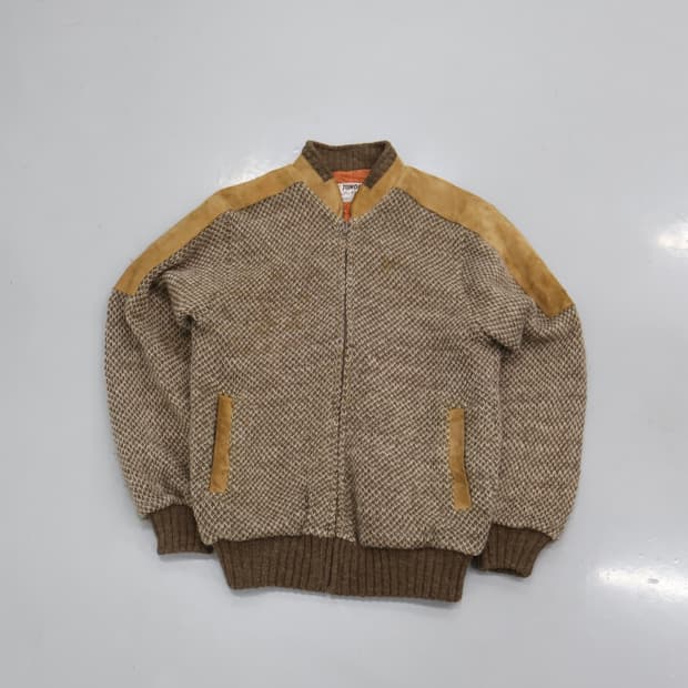 TUNDRA Wool Knit Flight Jacket