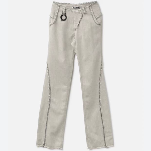 혜인서 ASH GREY LOWRISE DENIM PANTS 