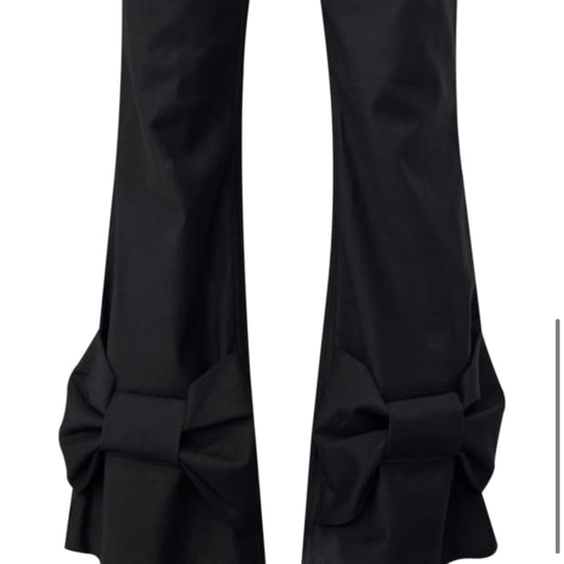 체메씨 bow bootscut pants 보우 부츠컷 팬츠 pants 1