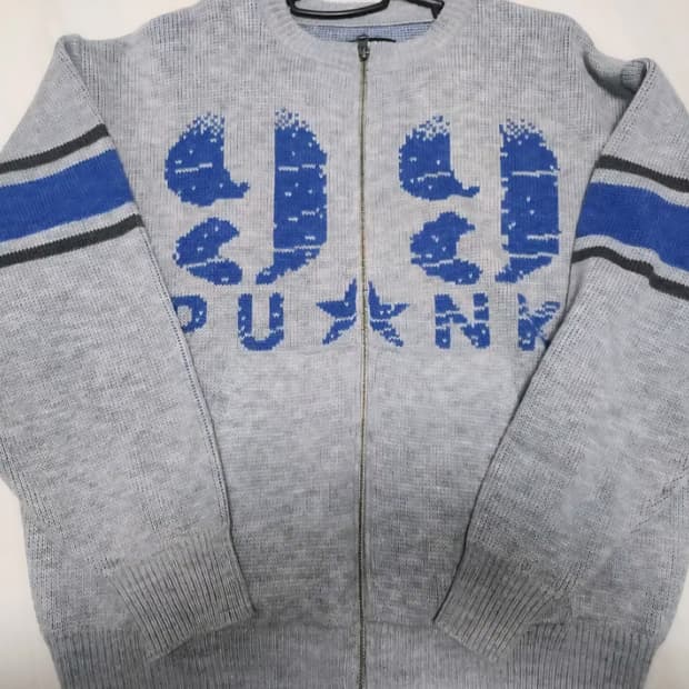 이스트쿤스트 99 punk 니트 집업