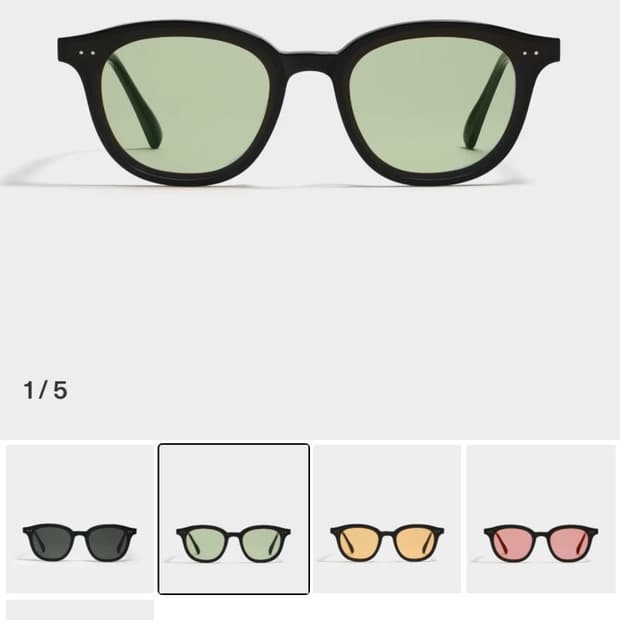 젠틀몬스터 랭 카키 선글라스