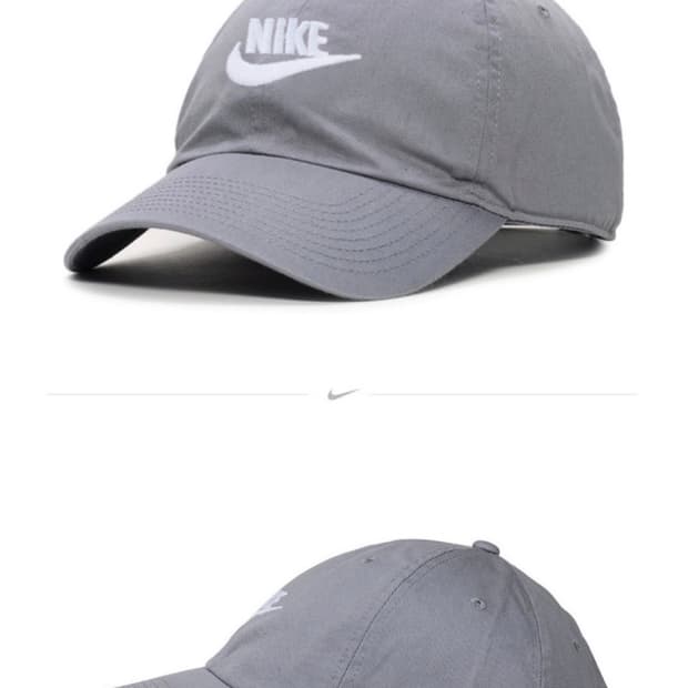 나이키 그레이 볼캡