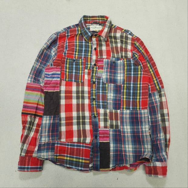 데님앤서플라이 패치워크 셔츠 M