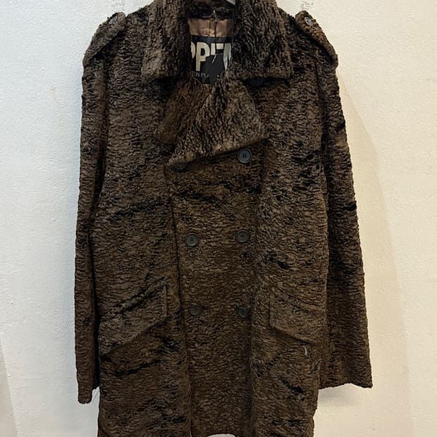 ppfm 빈티지 퍼 코트 