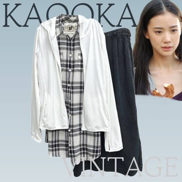 📖하구미의 도서관 코디세트📖 스즈코 후드집업 셔츠 원피스 모리걸 