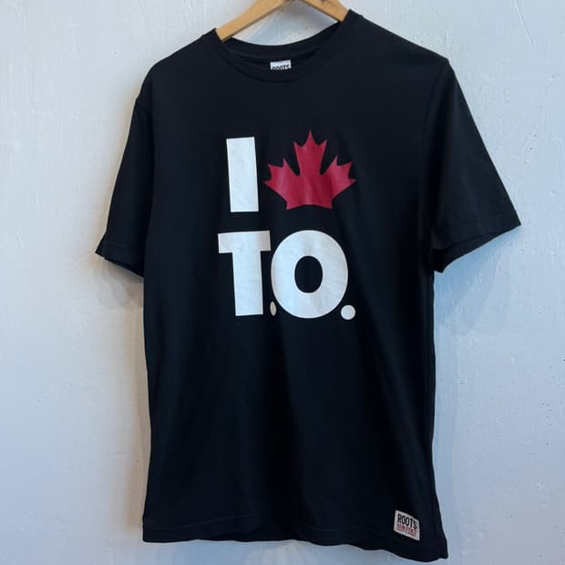 ROOTS ATHLETICS 반팔 티셔츠 Made in CANADA