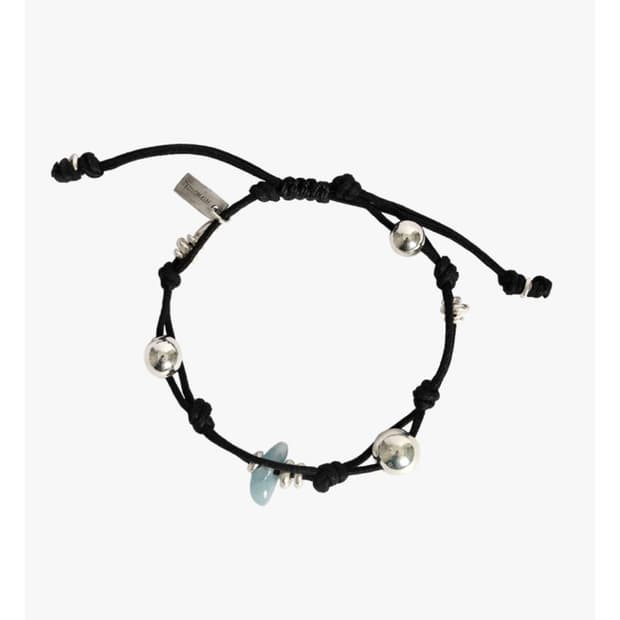 *acc Hypnotize Silver Ball String Bracel