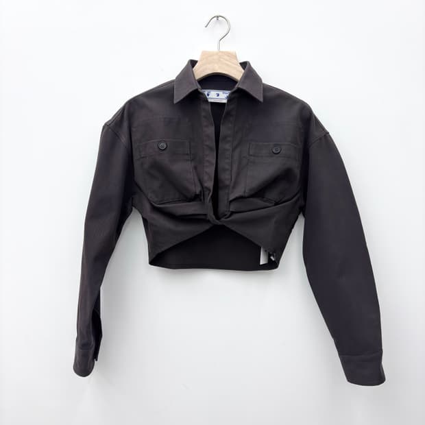TWISTED CROPPED SHIRT
