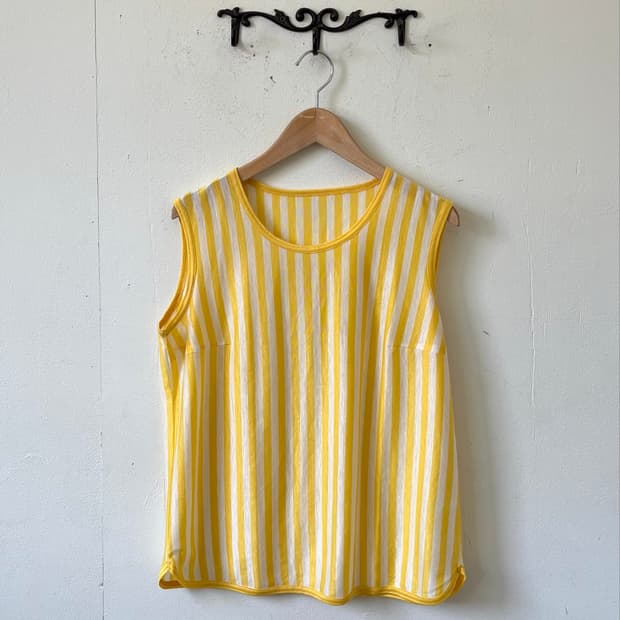 Japan vtg 린넨 슬리브리스