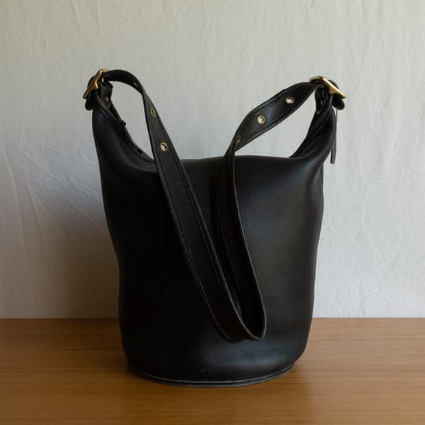 Old coach Leather duffle bag L