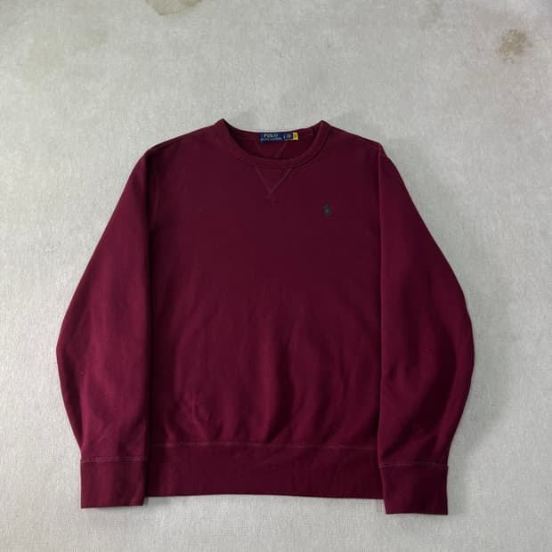 100 폴로 랄프로렌 신형라벨 버거딘 맨투맨 