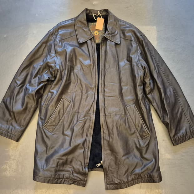 90s JANUDECER 양가죽 자켓