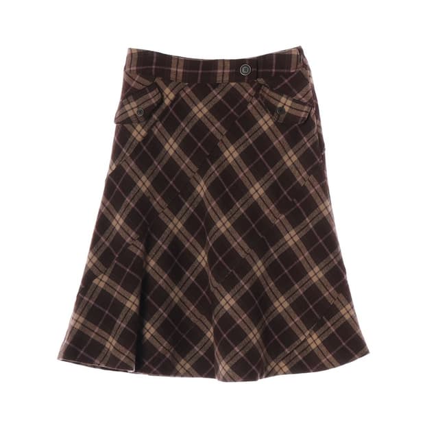 TOMBOY 울 A라인 스커트 64