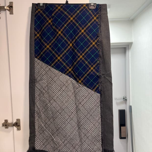 더오픈 YY 체크스커트 2사이즈