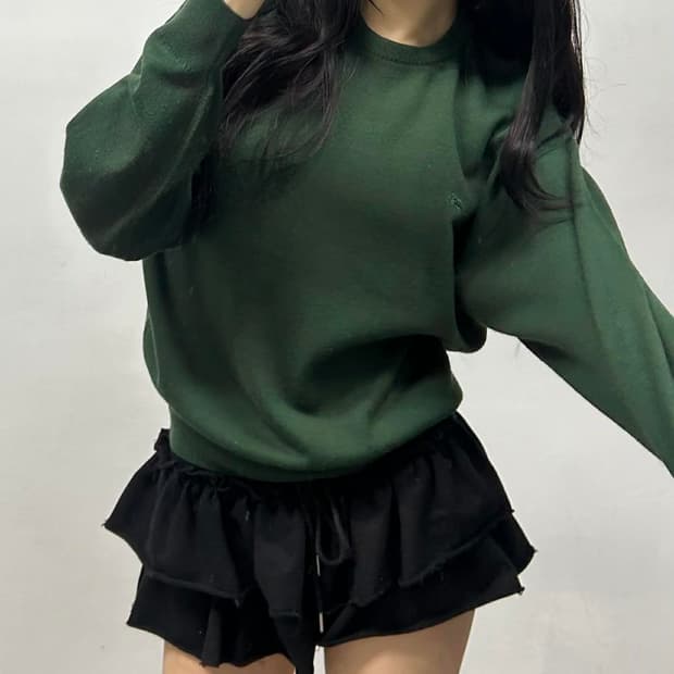 버버리 런던 메리노울 크루넥 니트(4)