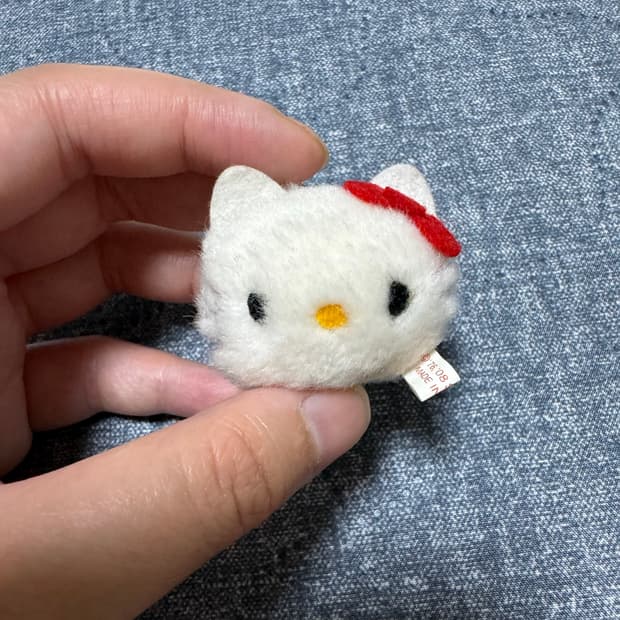 고전 헬로키티 똥사이즈 미니 키티 얼굴 인형 판매중